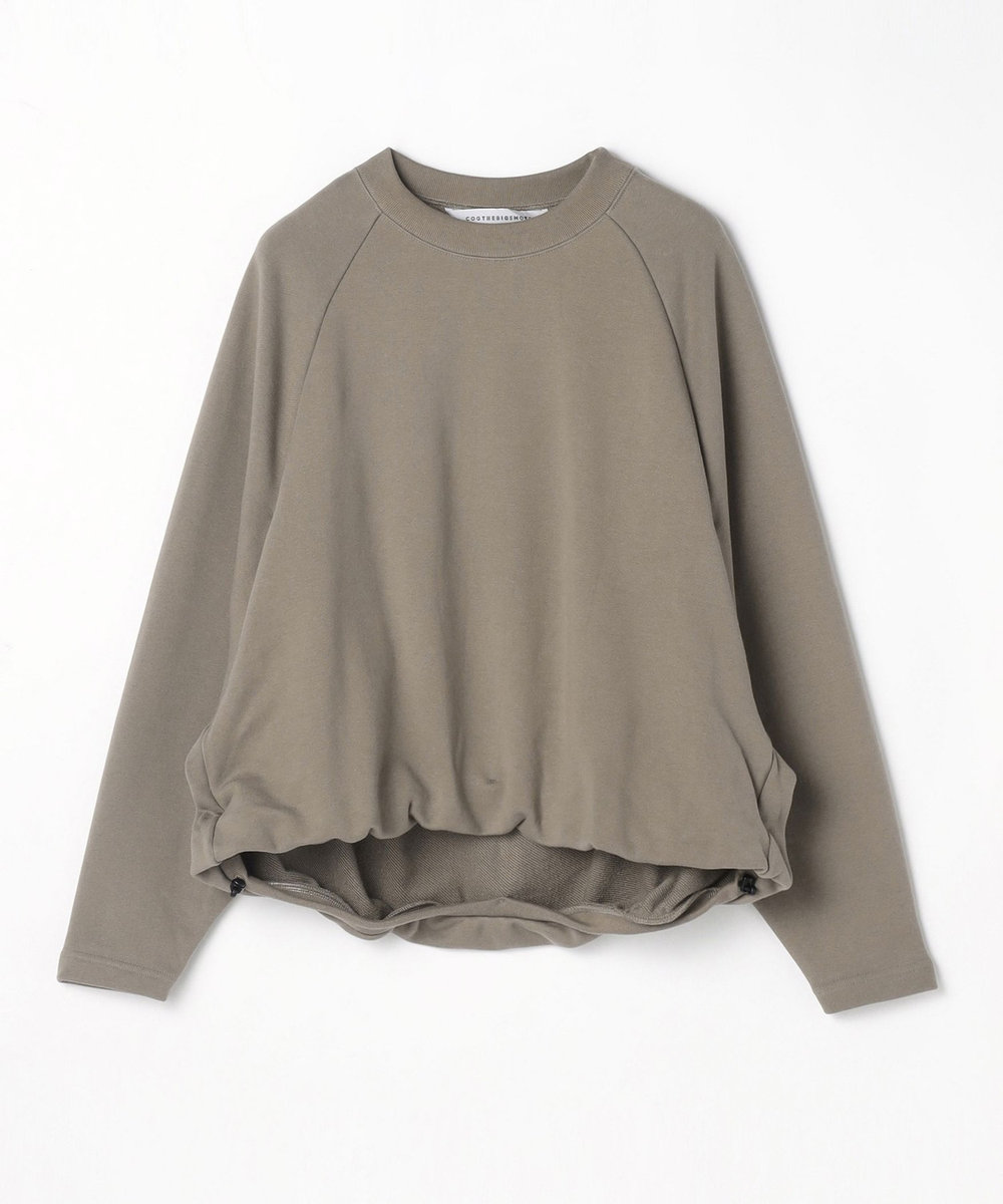 1er Arrondissement ＜COGTHEBIGSMOKE /コグ ザ ビッグ スモーク＞“OLIVER PUFFY HEM TOP"スウェットトップス グレイッシュベージュ