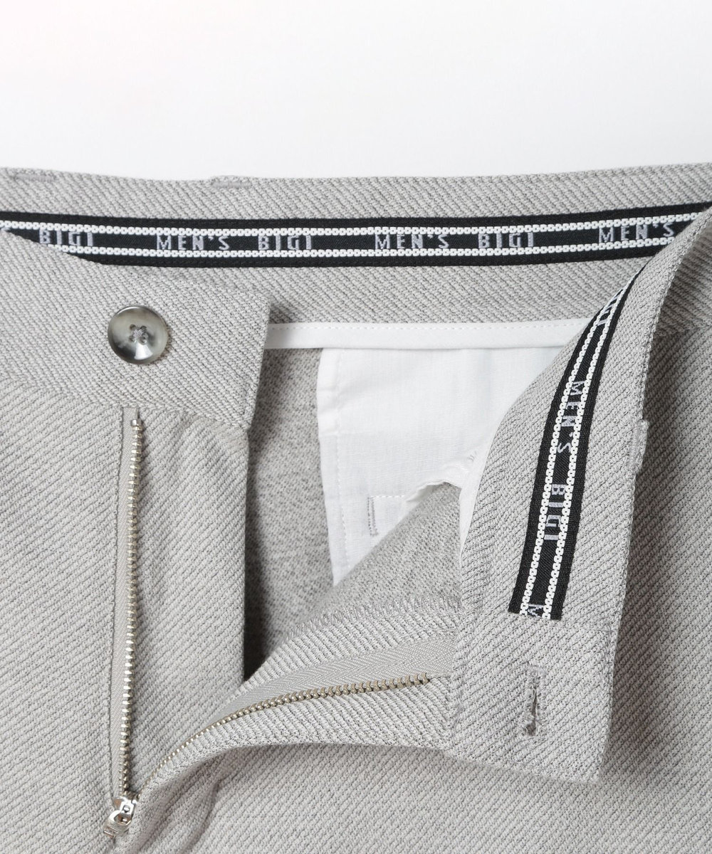 MEN'S BIGI 【ACTIVE TAILOR】ソフトサーモ混ツイードツイルパンツ グレー