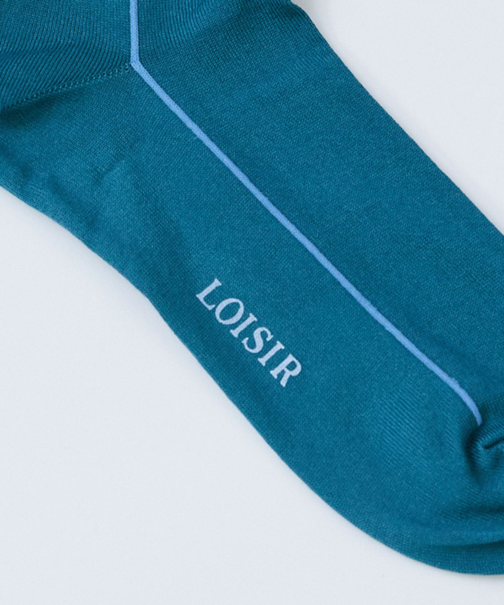 LOISIR サイドラインソックス グリーン