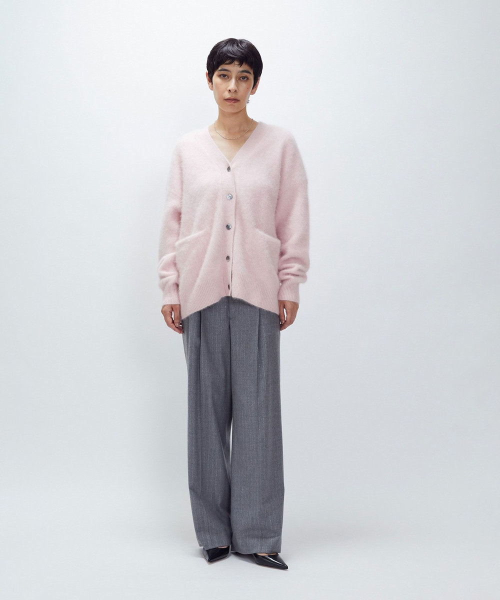 1er Arrondissement 【リニューアル】FOXカシミアカーディガン ピンク