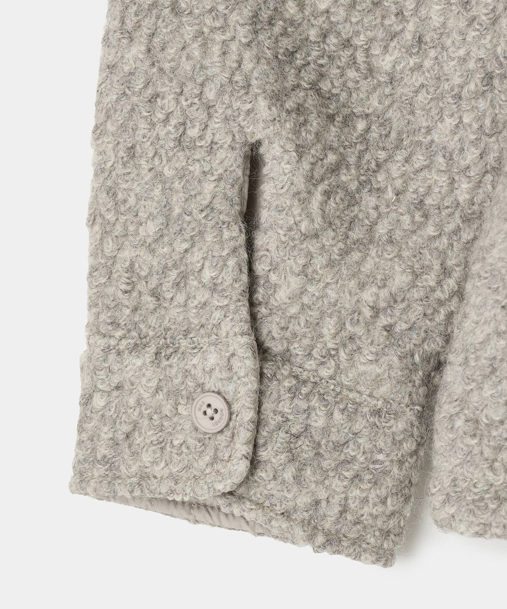 MEN'S BIGI wax london Whiting Natural Mount Reversible Overshirt キナリ