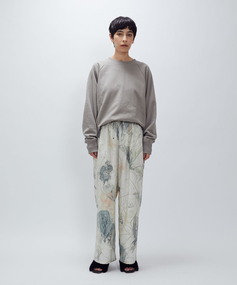 1er Arrondissement 【WEB限定カラーあり】＜SOLto (ソルト)＞レースアップスウェット グレイッシュベージュ