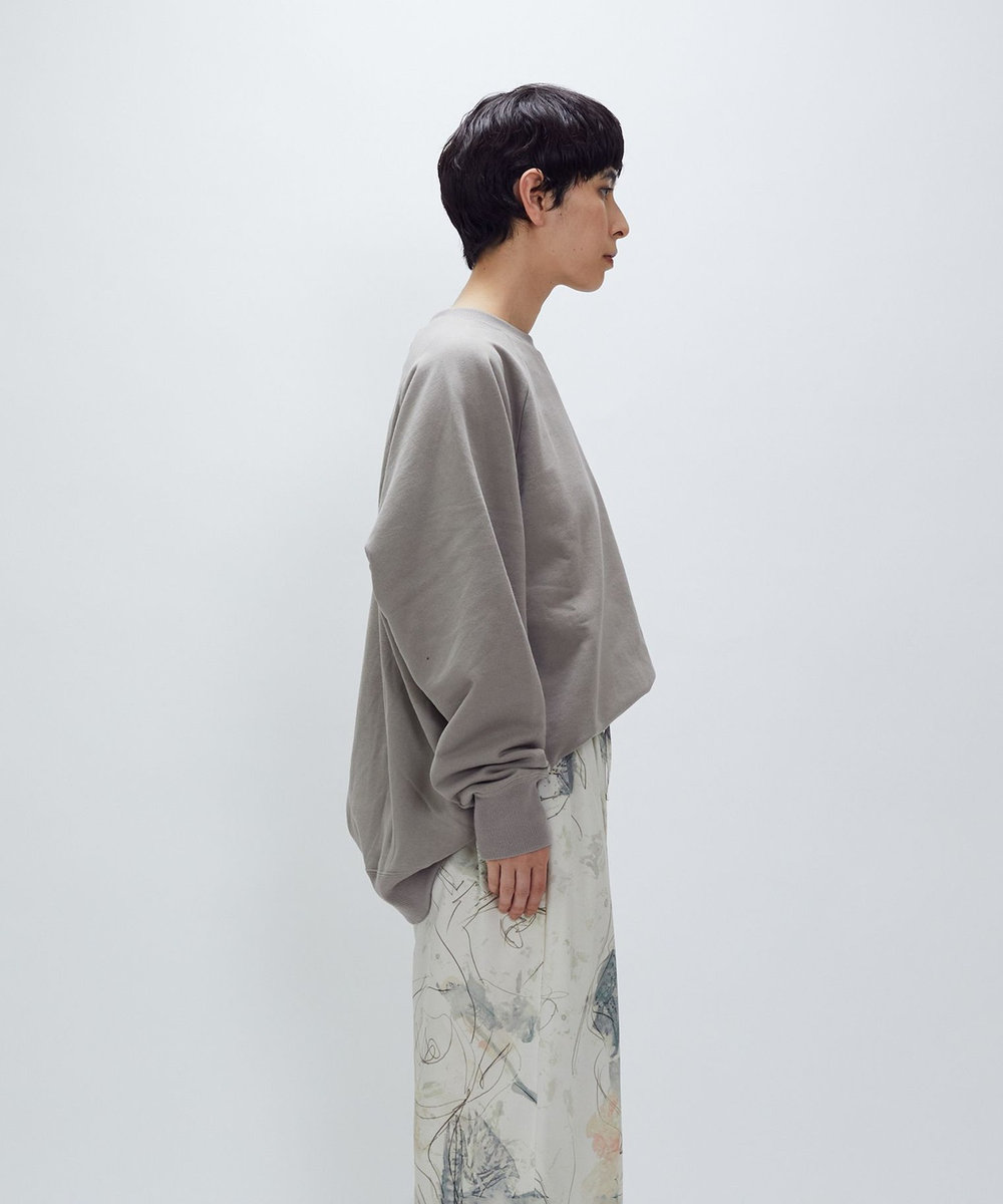 1er Arrondissement 【WEB限定カラーあり】＜SOLto (ソルト)＞レースアップスウェット グレイッシュベージュ