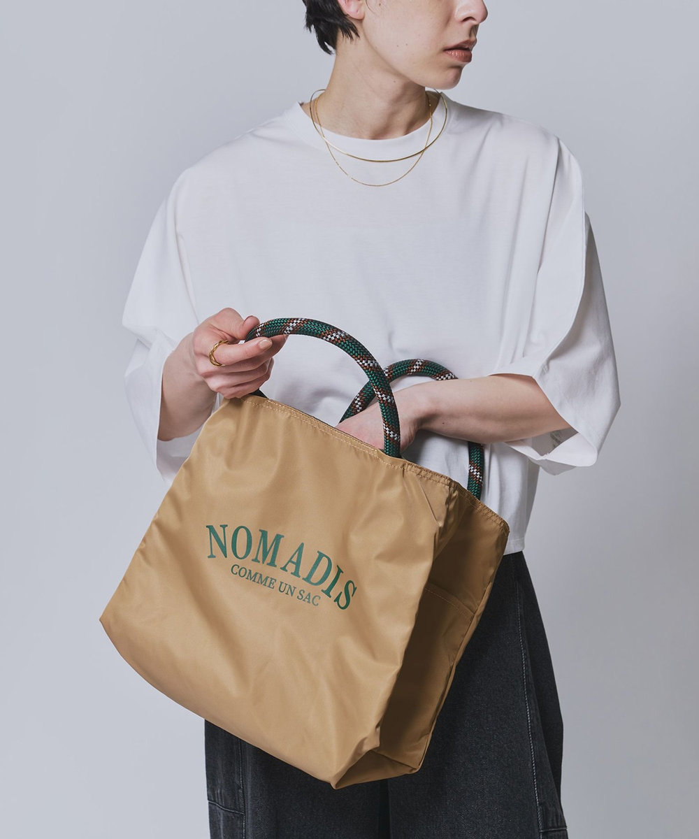 1er Arrondissement 【WEB限定】＜NOMADIS (ノマディス)＞“SAC2 WIDE"トートバッグ ベージュ