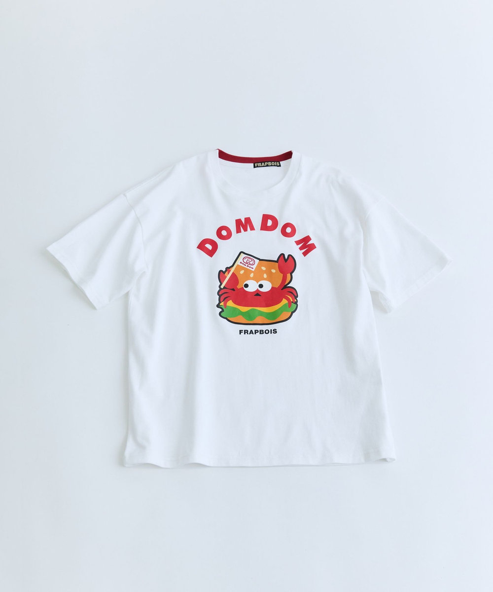 FRAPBOIS 《DOMDOMコラボ》バーガーTシャツ ホワイト