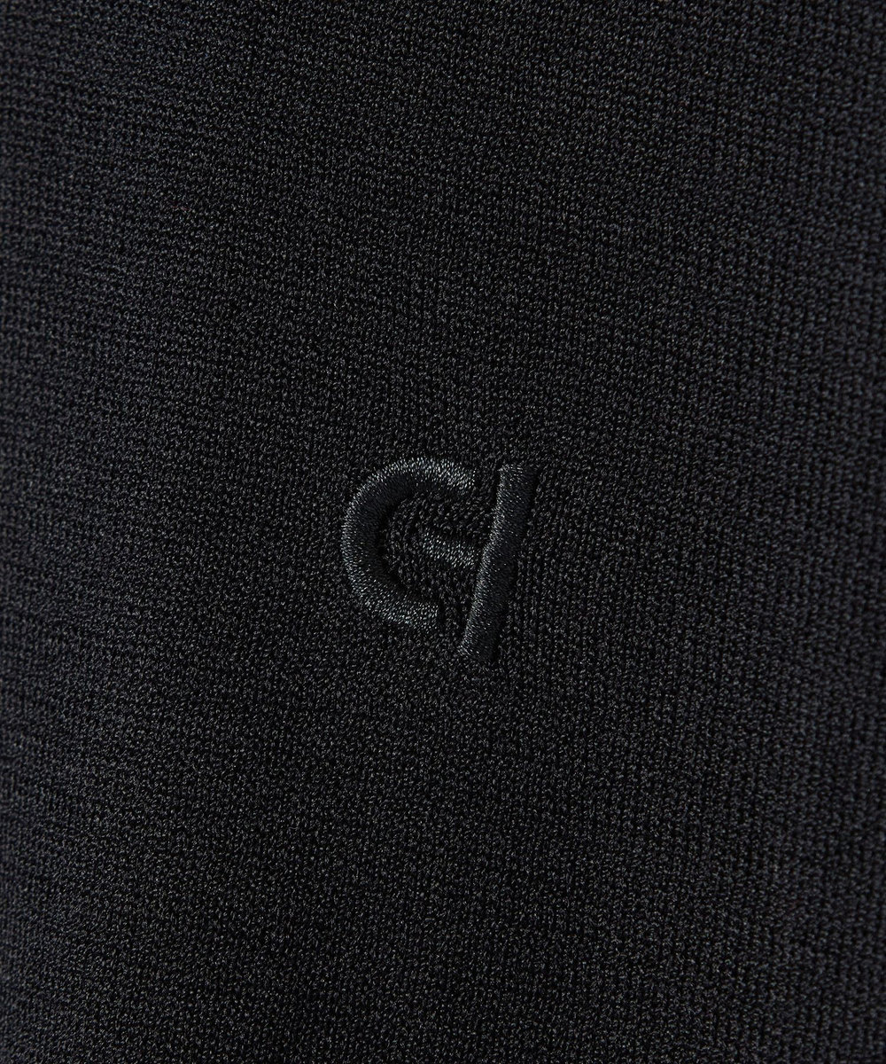 MEN'S BIGI 【COLE HAAN/コール ハーン】別注 ロゴ刺繍ニット半袖Tシャツ＜持続冷感＞ ブラック