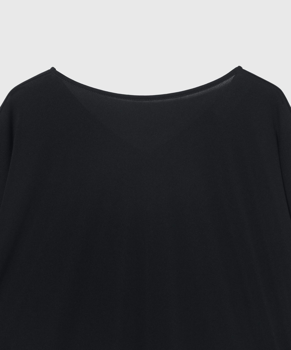 DÉPAREILLÉ TRIACETATE JERSEY BIG TEE / トリアセテートジャージービッグT ネイビー