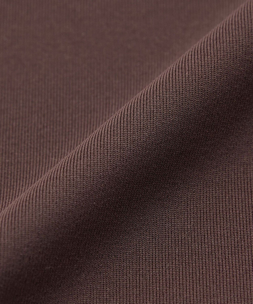 Julier Ecocoハーフスリーブプルオーバー/エコ・UVカット・吸汗速乾・ハイストレッチ・ホットヨガ対応・ラッシュガード・マタニティ対応 ブラウン