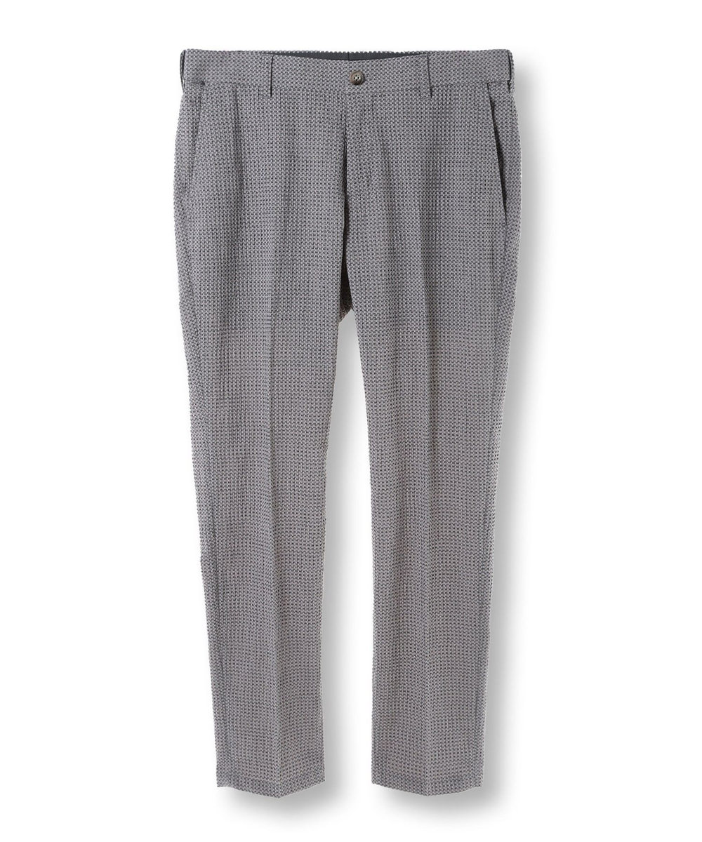 MEN'S BIGI 3Dサッカープリントストレッチパンツ<EASY CARE> グレー