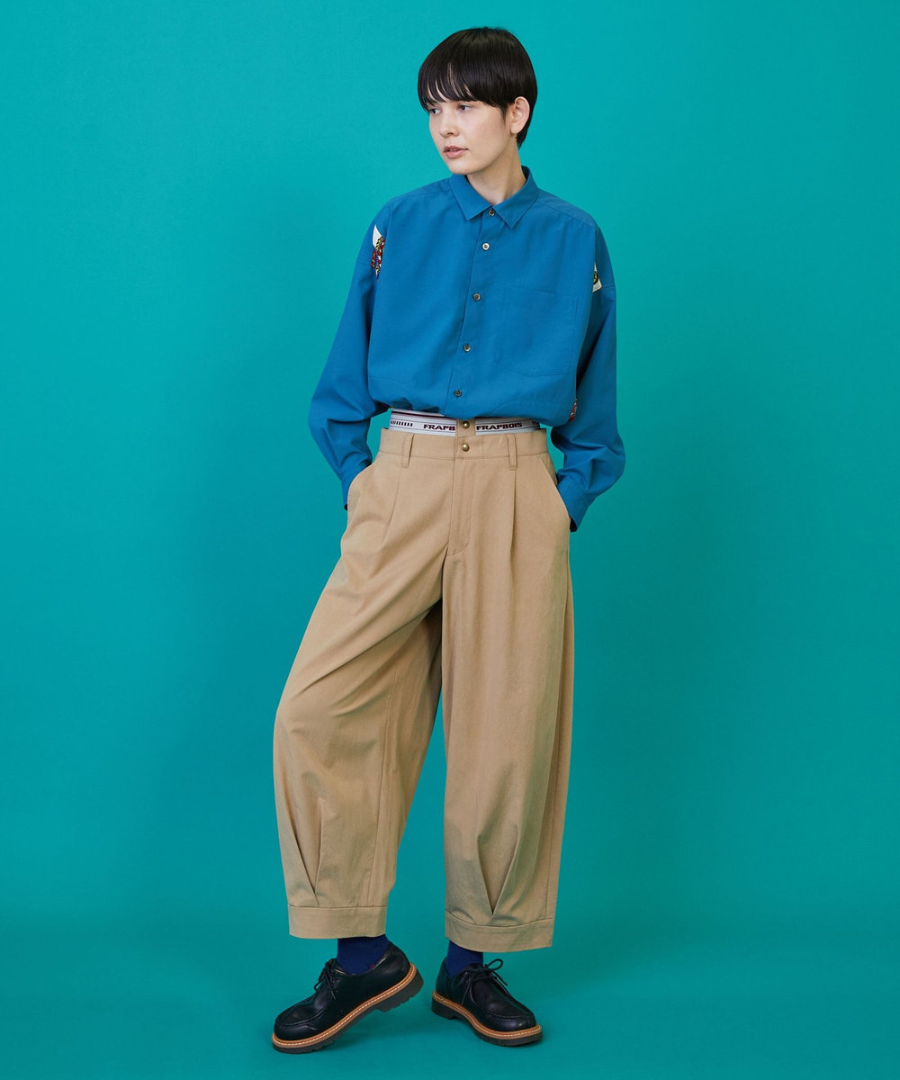 FRAPBOIS テンセルチノ2 パンツ ベージュ