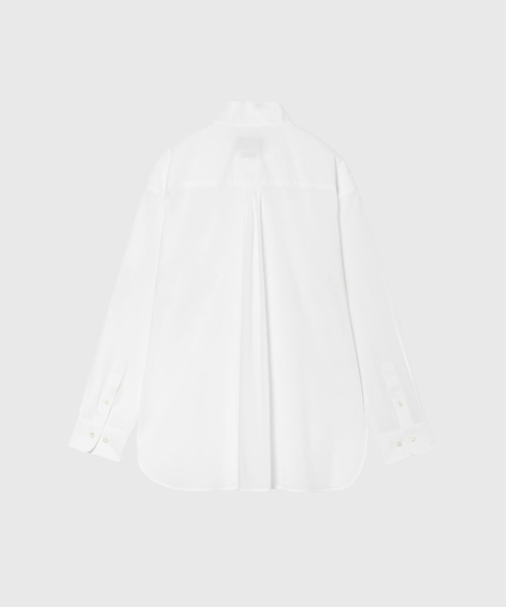 DÉPAREILLÉ DOT DOBBY BOW SHIRT / ドットドビーボウシャツ オフホワイト