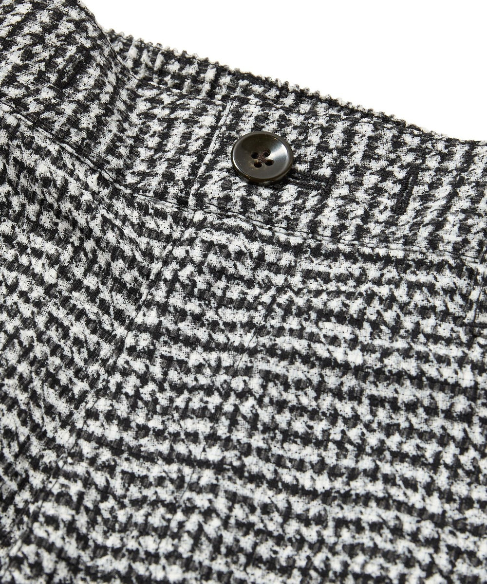 MEN'S BIGI 【ACTIVE TAILOR】3Dサッカープリントイージーパンツ<セットアップ対応> ブラック