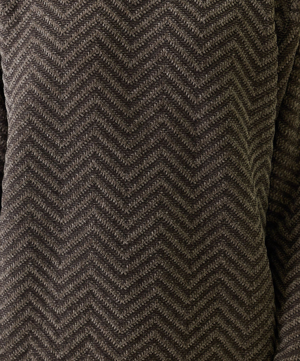 UNION STATION モールウールヘリンボーンジャガードニット グレー系その他
