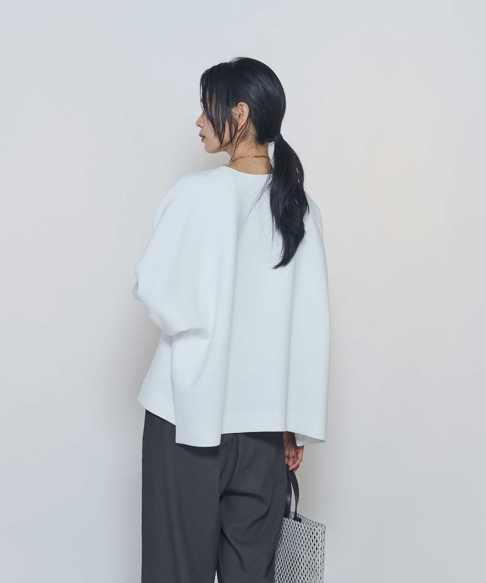 1er Arrondissement エアリーダンボールポンチョトップス オフホワイト