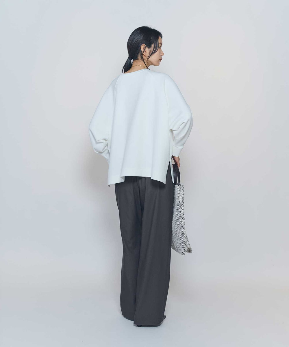 1er Arrondissement エアリーダンボールポンチョトップス オフホワイト