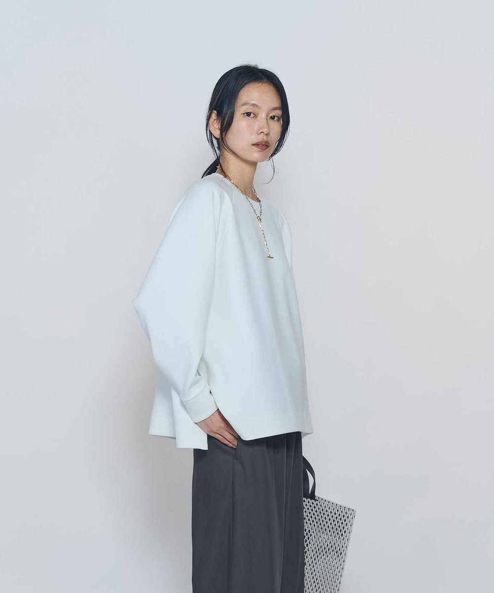 1er Arrondissement エアリーダンボールポンチョトップス オフホワイト