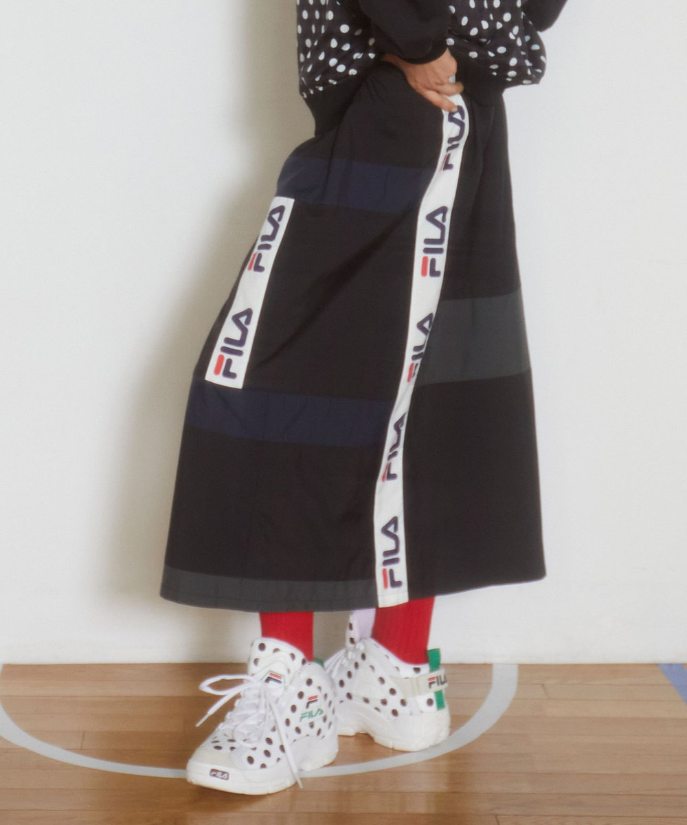 FRAPBOIS FILA×FRAPBOISスカート ブラック