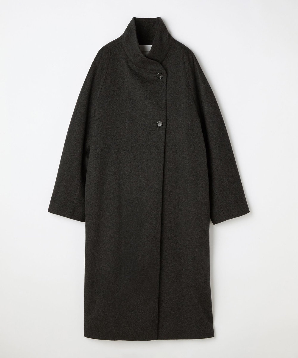 L'EQUIPE COUTURIER ピュアカシミヤコート チャコールグレー