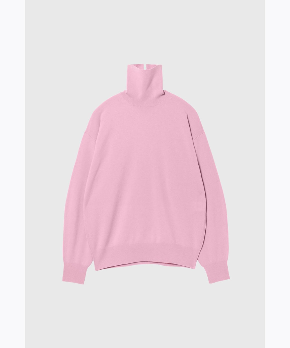 DÉPAREILLÉ WOOLEN YARN TURTLE NECK / ウールンヤーンタートルネック ピンク