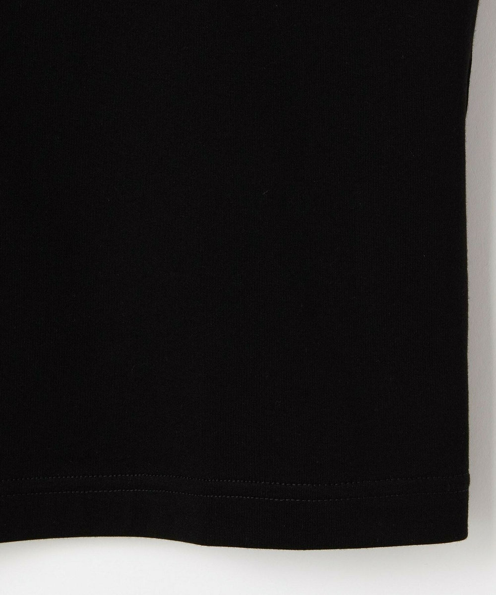 L'EQUIPE オーガンジー刺繍Tシャツ ブラック