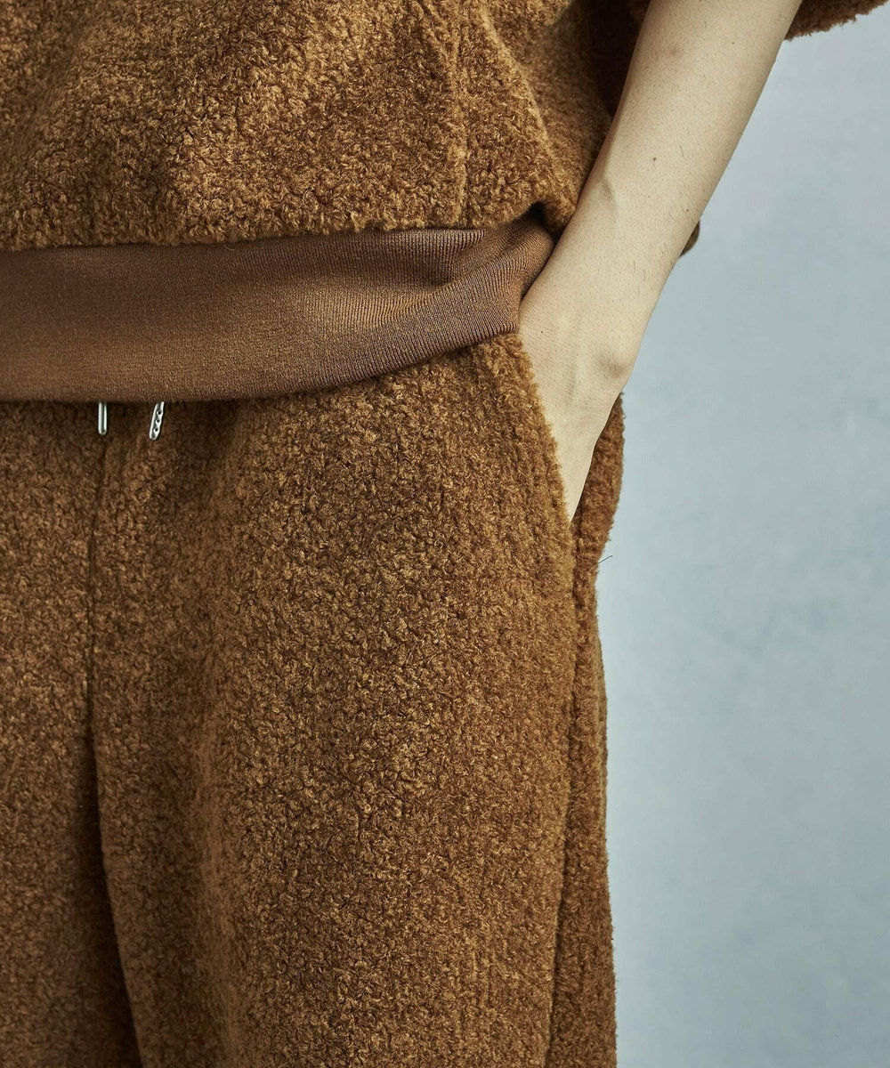 MEN'S BIGI 【50th Anniv . 菊池武夫】WOOL BOA SHORT PANTS ブラウン