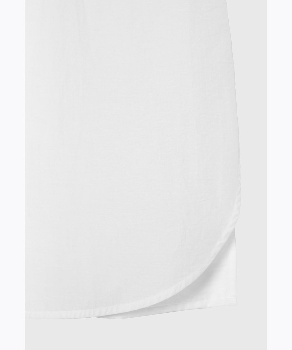 DÉPAREILLÉ COTTON NYLON CACHE-COEUR BLOUSE / コットンナイロンカシュクールブラウス ホワイト