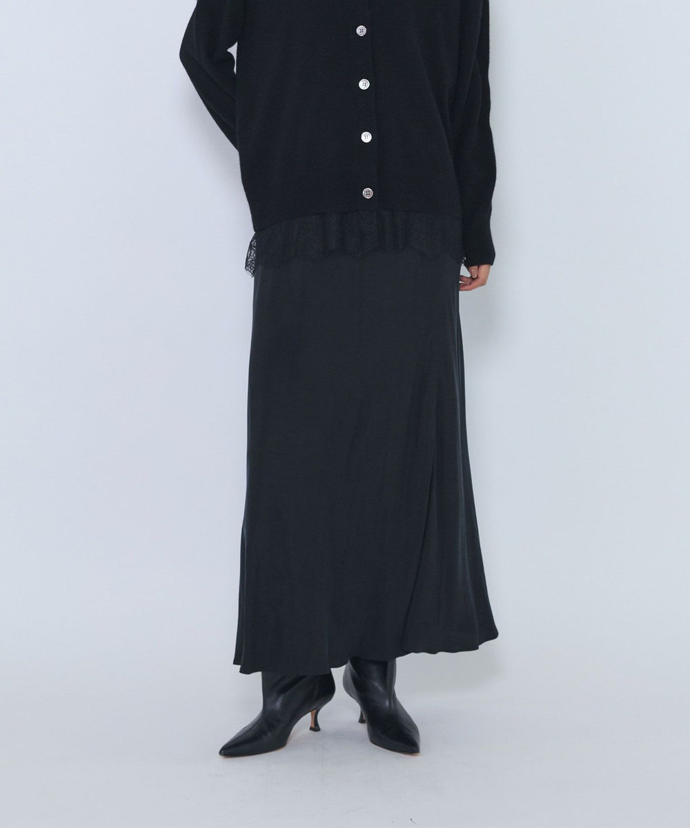 1er Arrondissement キュプラフィブリルマーメイドスカート ブラック