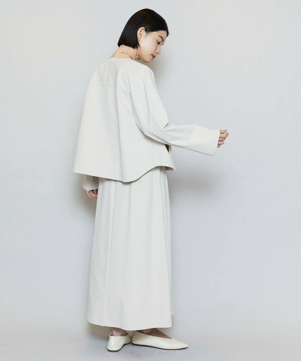 MOGA P/Cポンチノーカラージャケット［セットアップ可能］ ベージュ