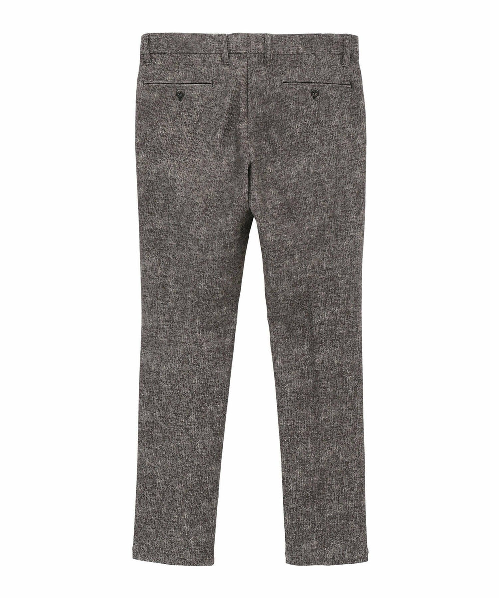 MEN'S BIGI 【ACTIVE TAILOR/アクティブテイラー】ヒートパフォーマーツイード調プリントスラックスパンツ ブラウン