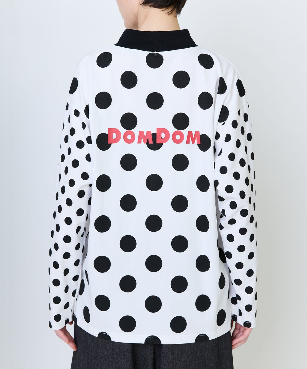 FRAPBOIS 《DOMDOMコラボ》モックTシャツ ドット