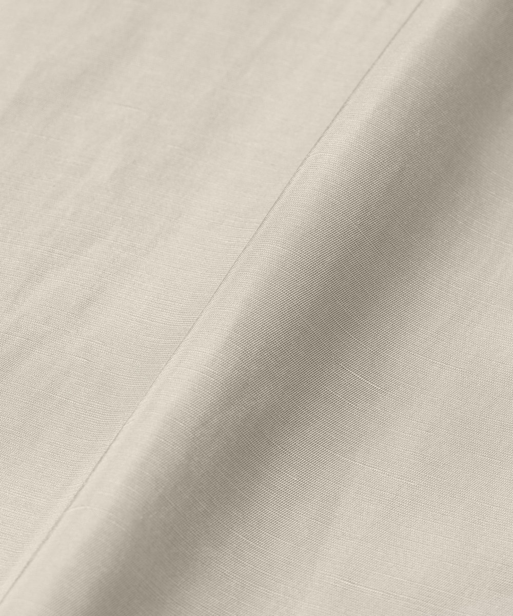 DÉPAREILLÉ TRIACETATE LINEN NO COLLAR JACKET / トリアセテートリネンノーカラージャケット ベージュ