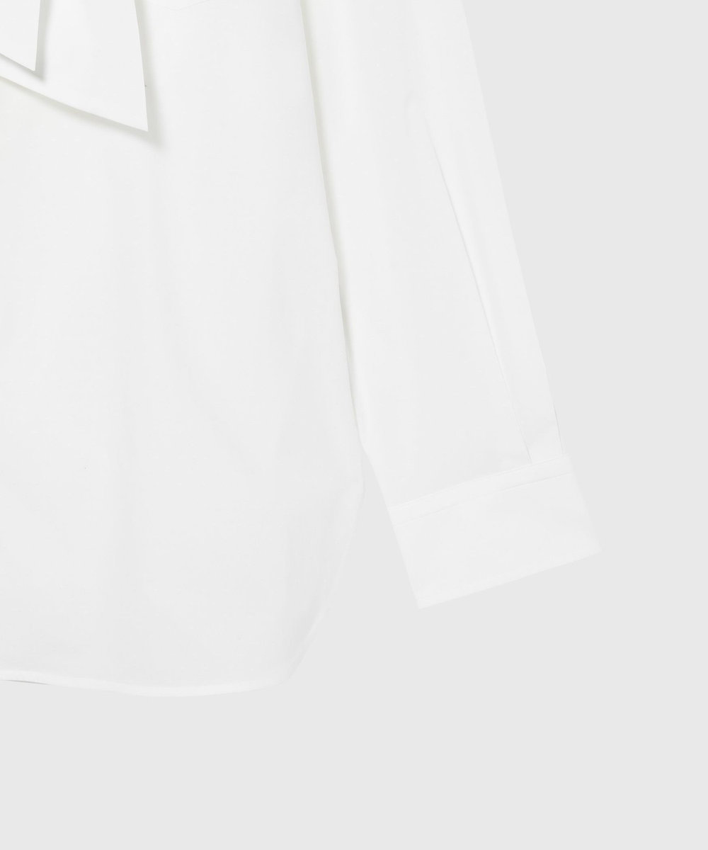DÉPAREILLÉ DOT DOBBY BOW SHIRT / ドットドビーボウシャツ オフホワイト