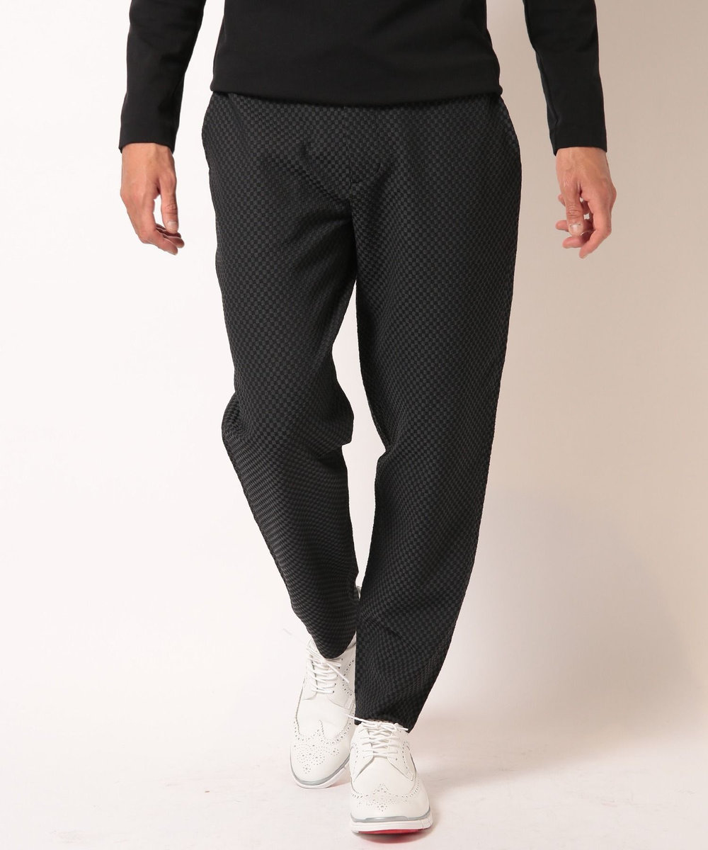 MEN'S BIGI ポリエステルエアリードッツイージーパンツ ブラック