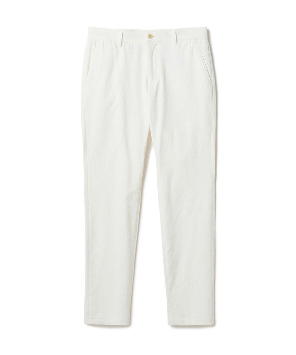 MEN'S BIGI シェルタリングドライオックス フルレングスパンツ＜吸汗速乾/紫外線防止/接触冷感/ストレッチ＞ ホワイト
