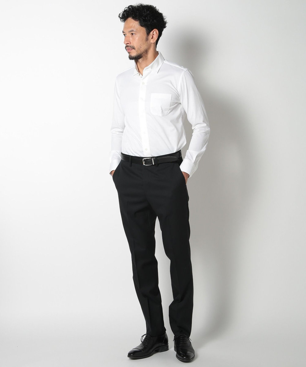 MEN'S BIGI キップスムースレザーコンフォートシューズ ブラック