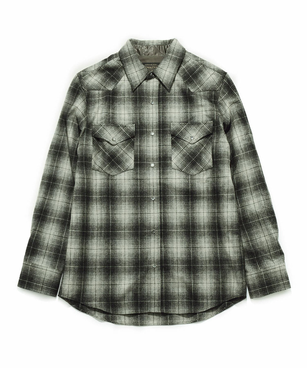 MEN'S BIGI 【PENDLETON/ペンドルトン】別注オンブレチェックシャツ ブラック