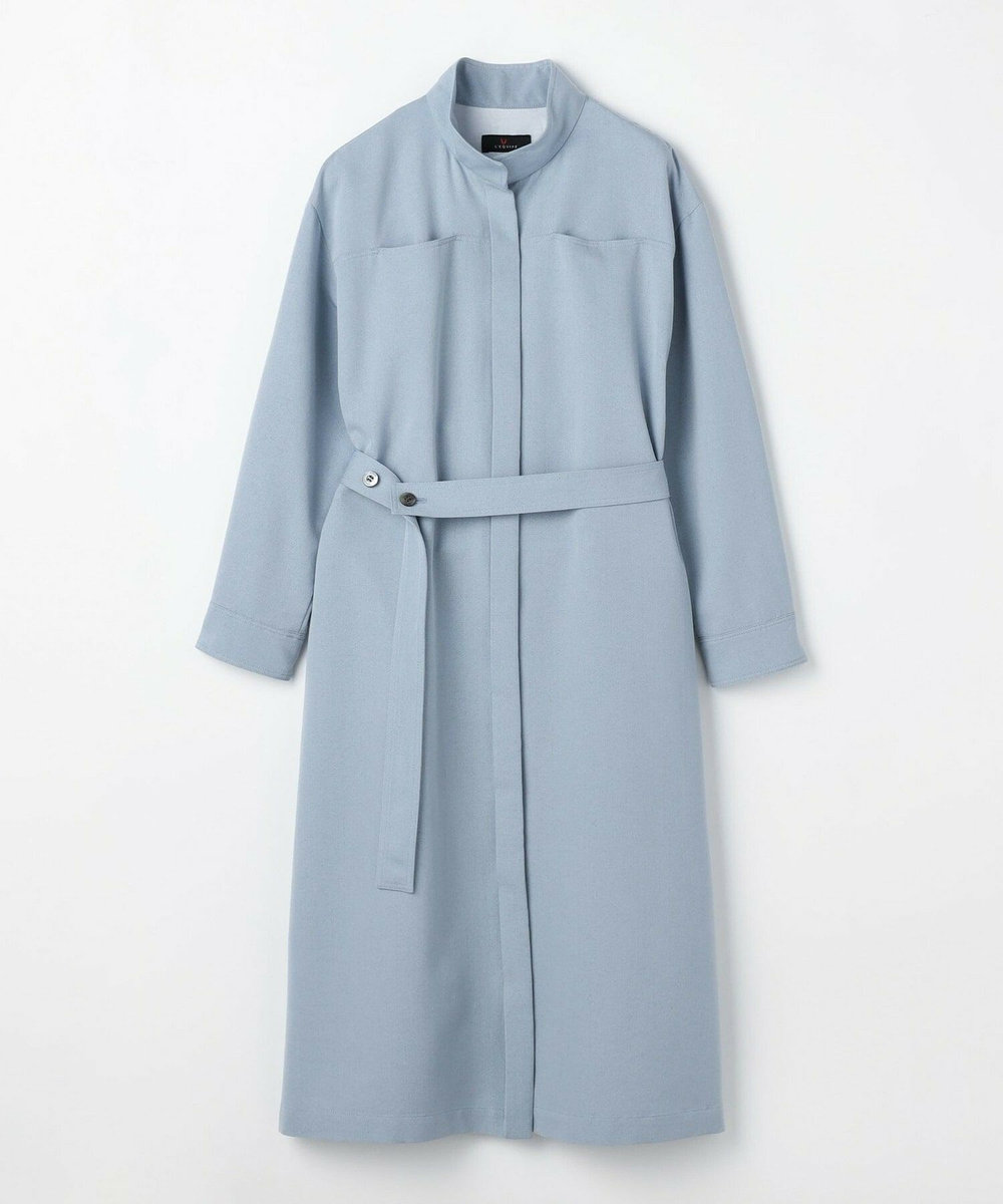 L'EQUIPE W/P MIXデニムワンピース サックスブルー