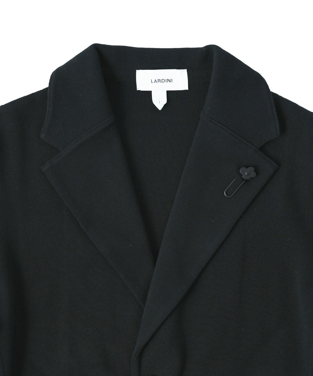 MEN'S BIGI 【LARDINI/ラルディーニ】ニットジャケット ブラック