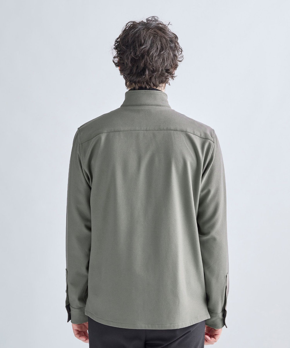 MEN'S BIGI PRES WARM アムンゼンシャツブルゾン［360度ストレッチ/吸湿発熱/保温性］ グレー