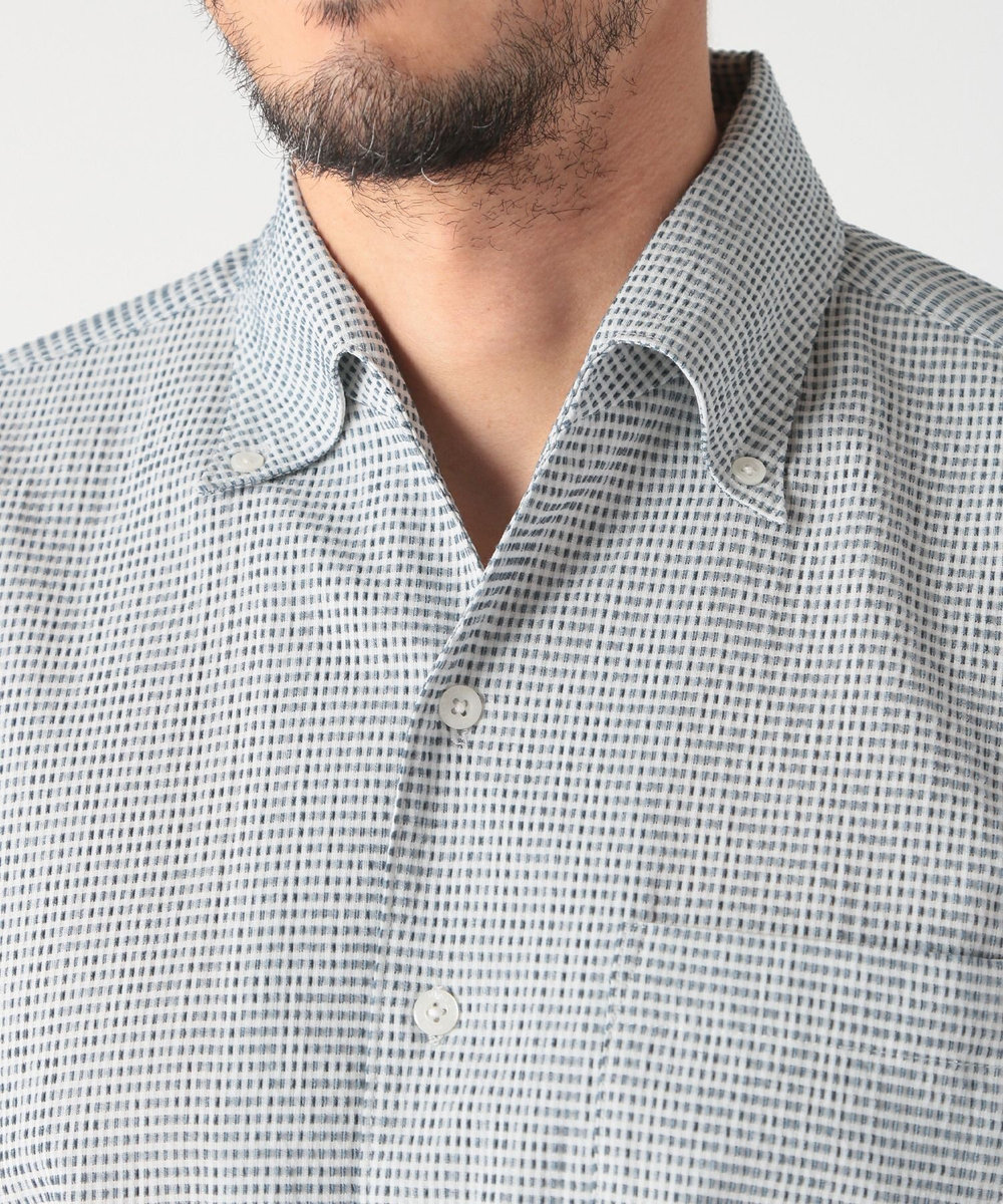 MEN'S BIGI 【ACTIVE TAILOR/アクティブテイラー】カールマイヤーボタンダウンシャツ ホワイト系その他