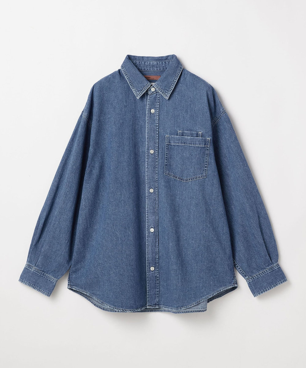 1er Arrondissement ＜NEEDBY heritage×1er Arrondissement＞【別注】デニムシャツ"Sophie" インディゴブルー