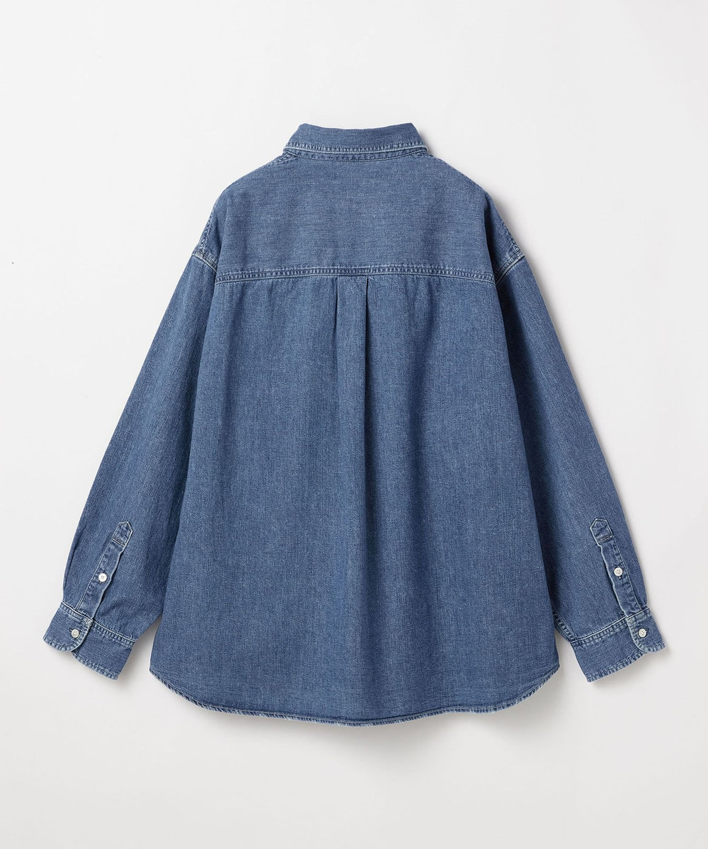 1er Arrondissement ＜NEEDBY heritage×1er Arrondissement＞【別注】デニムシャツ"Sophie" インディゴブルー