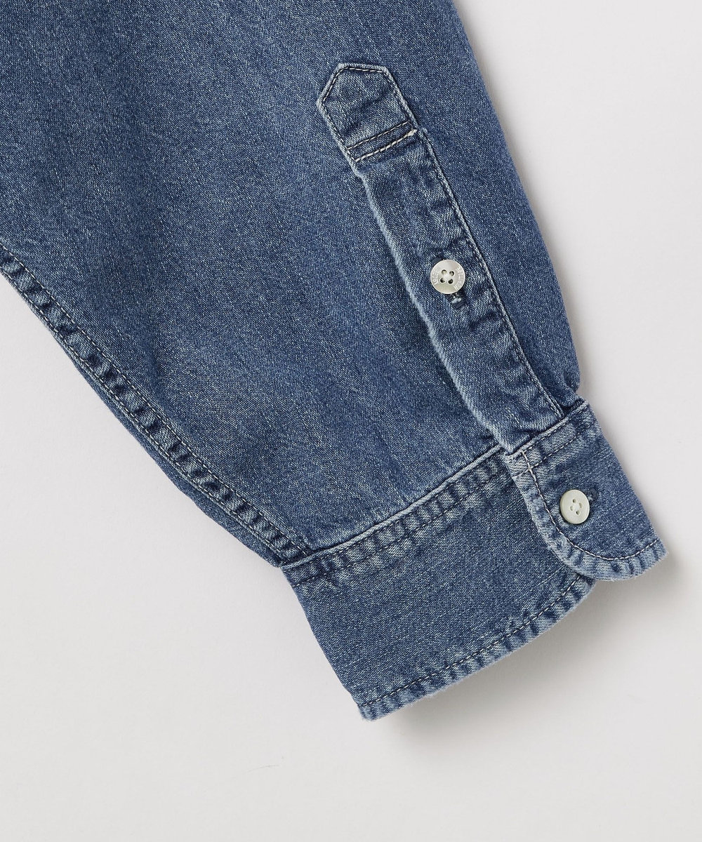 1er Arrondissement ＜NEEDBY heritage×1er Arrondissement＞【別注】デニムシャツ"Sophie" インディゴブルー
