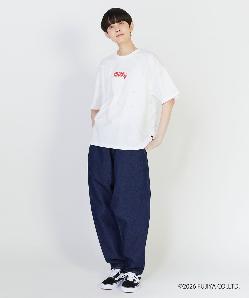 FRAPBOIS ミルキードットＴシャツ ホワイト
