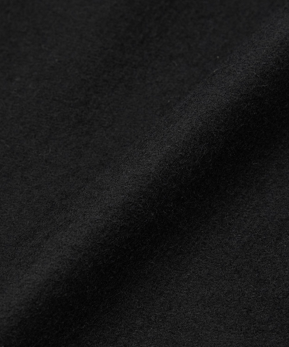 endalence Sメルトンノルディック柄スリーブコート ブラック