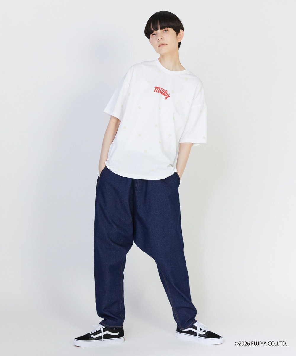 FRAPBOIS ミルキードットＴシャツ ホワイト