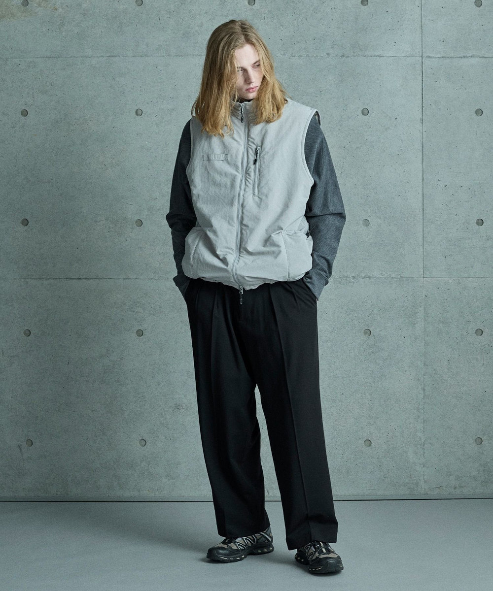 MEN'S BIGI CUBETEX中綿入りベスト ベージュ