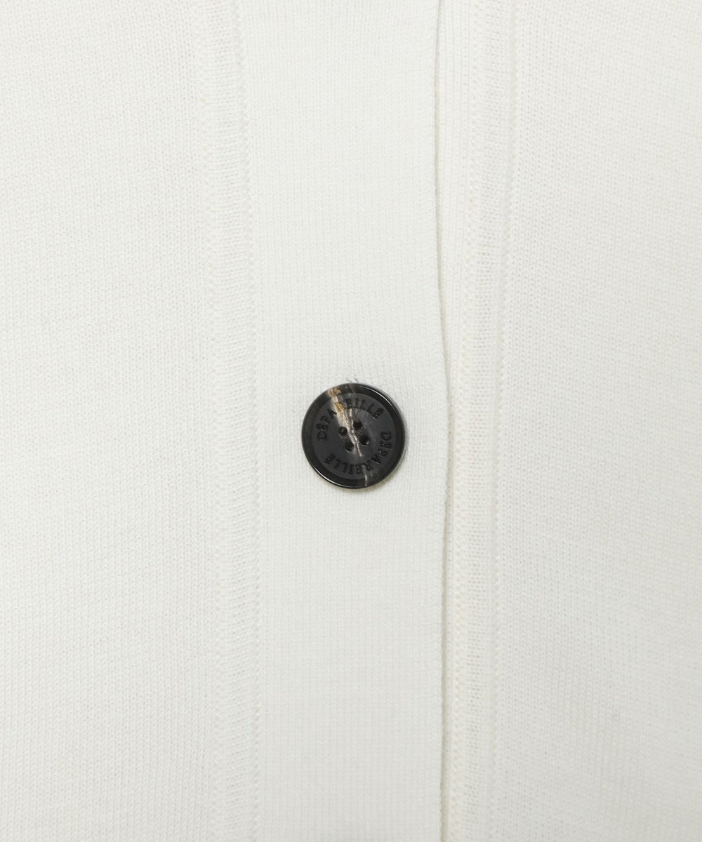 DÉPAREILLÉ COTTON SILK CARDIGAN / コットンシルクカーディガン ホワイト