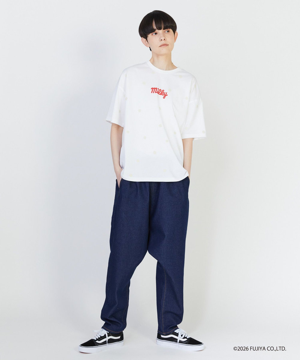FRAPBOIS ミルキードットＴシャツ ホワイト
