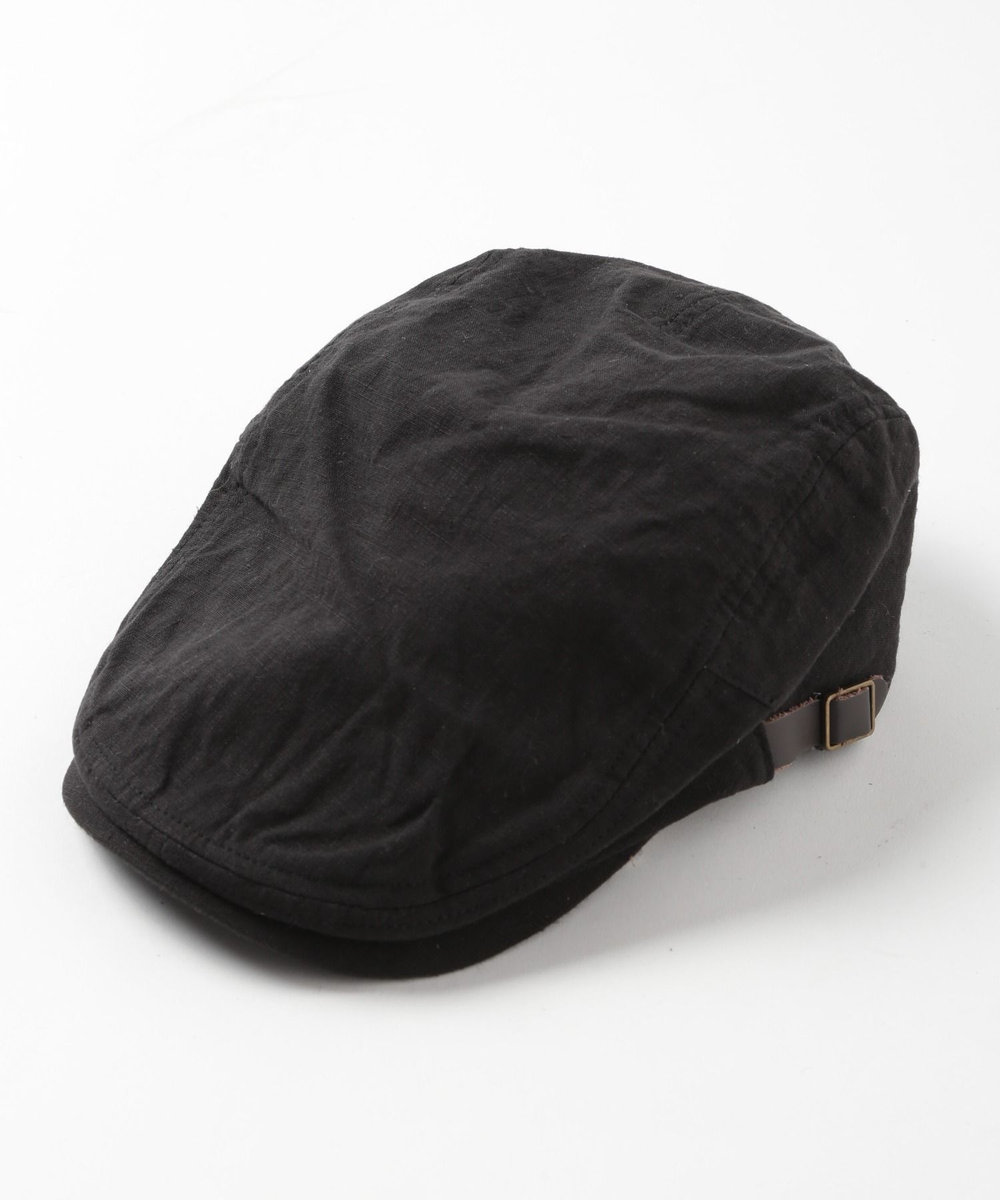 MEN'S BIGI LINEN MIX HUNTING ブラック